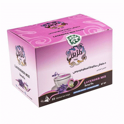 تصویر  دمنوش اسطوخودوس دلژین بدون نیاز به قند