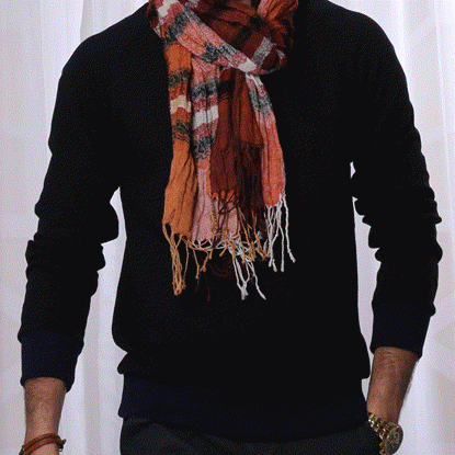 تصویر  پلیور دورس ساده Armani Jeans