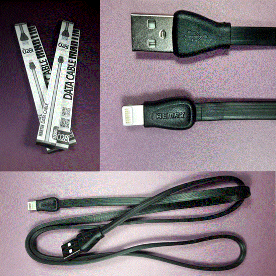 تصویر  کابل شارژ آیفون ریمکس remax charger cable 028i