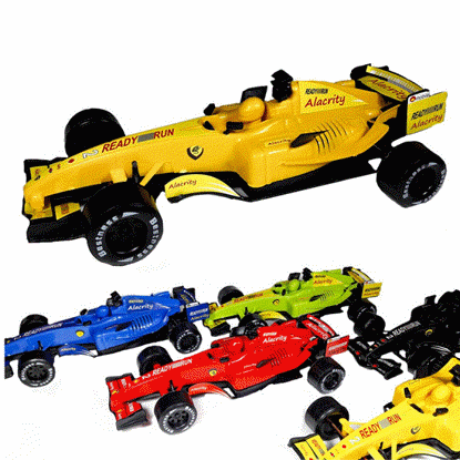 تصویر  ماشین فرمول یک عقب کش