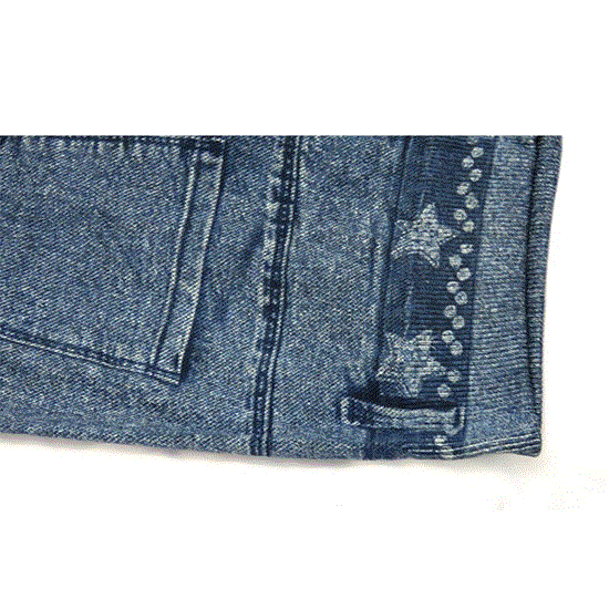 تصویر  ساپورت طرح لی ساده رنگ آبی JEAN DESIGN SUPPORT