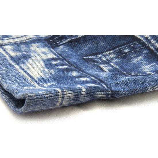 تصویر  ساپورت طرح لی ساده رنگ آبی JEAN DESIGN SUPPORT