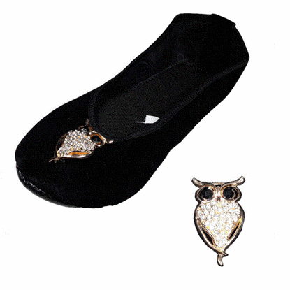 تصویر  پاپوش زنانه طرح جغد