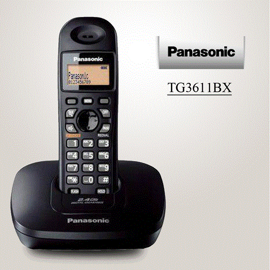 تصویر  تلفن بی سیم پاناسونیک(مالزی) مدلKX-TG3611BX