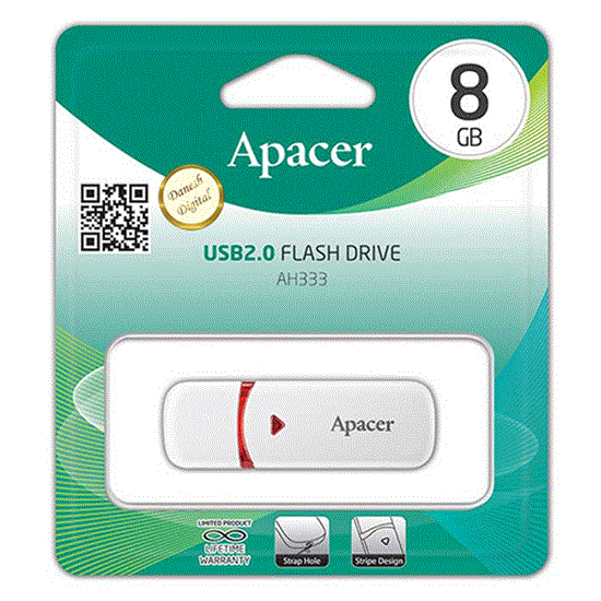 تصویر  فلش مموری اپیسر مدل AH333 ظرفیت 8GB