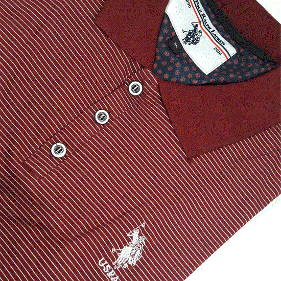 تصویر  تی شرت مردانه راه راه  ( نخ پنبه-پارچه ترک ) POLO