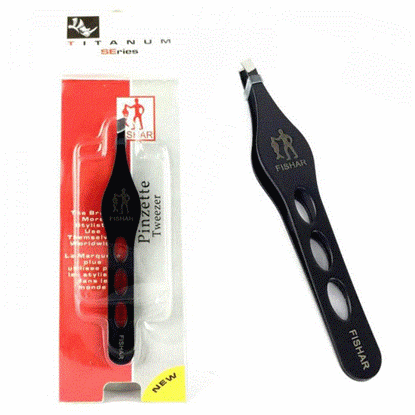 تصویر  موچین انبری حرفه ای تیتانیوم FISHAR