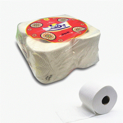 تصویر  دستمال توالت رولی پراور بسته 4عددی