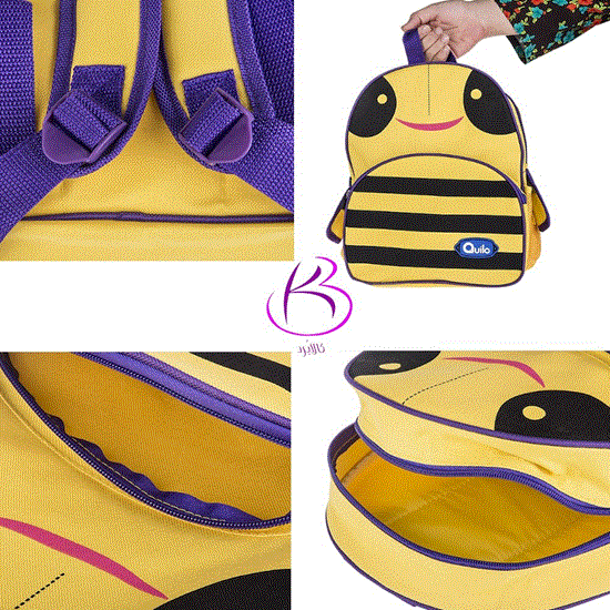 تصویر  پک کوله پشتی کوییلو طرح زنبور Quilo Bee Design