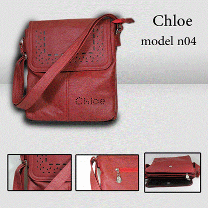 تصویر  کیف دستی اسپرت زنانه هویه کاری قرمز