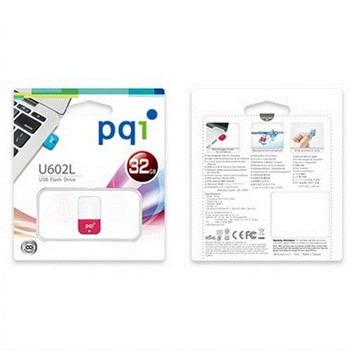 تصویر  فلش مموری پی کیو آی مدل 602L ظرفیت 16GB