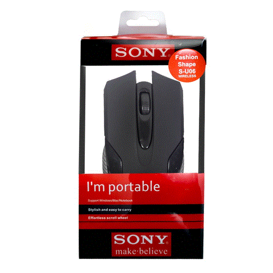 تصویر  موس اپتیکال SONY مدل S-U06