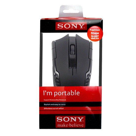 تصویر  موس اپتیکال SONY مدل S-U07