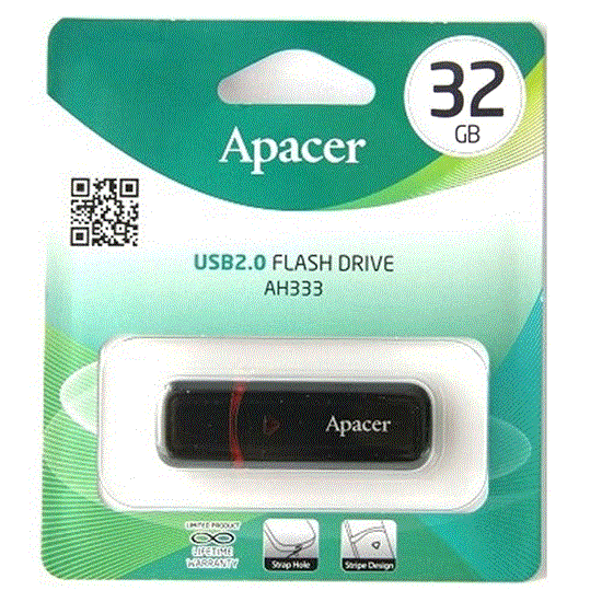 تصویر  فلش مموری اپیسر مدل AH333 ظرفیت 32GB