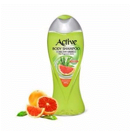تصویر  شامپو بدن اکتیو مدلGREEN حجم400ML