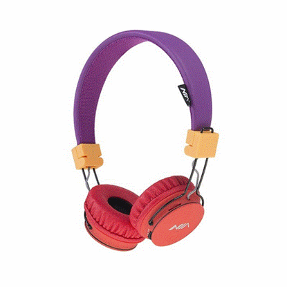 تصویر  هدست نیا ایکس NIA X2 رنگ بنفش و قرمز کاملا اورجینال