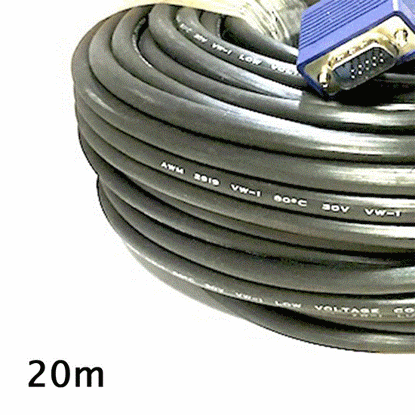 تصویر  کابل 4+3 vga رویال طول20M