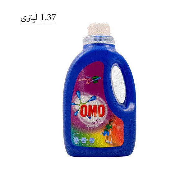 مایع ماشین لباسشویی امو مدل COLORED حجم 1.37 میلی لیتر
