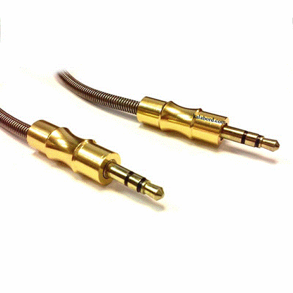 تصویر  کابل AUX استیل رویال طول1.5MM