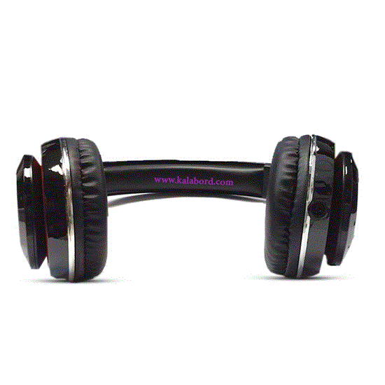 تصویر  هدفون رویال مشکی مدل ROYAL wireless Headphone RH-811