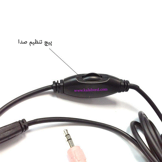 تصویر  هدفون وهدست سیم دارومیکروفن دارمدلL750MV