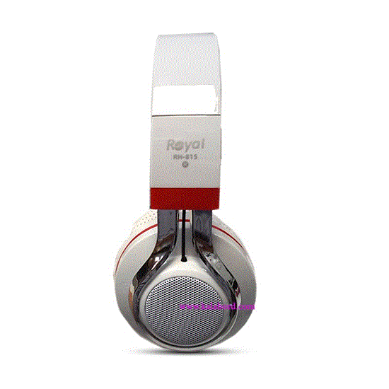 تصویر  هدفون حرفه ای رویال سفید مدل RH-815
