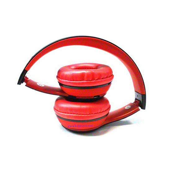 تصویر  هدفون رویال قرمز مدل ROYAL wireless Headphone RH-812