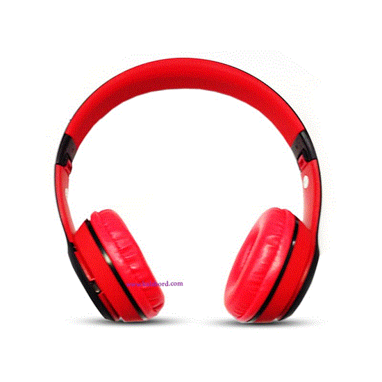 تصویر  هدفون رویال قرمز مدل ROYAL wireless Headphone RH-812