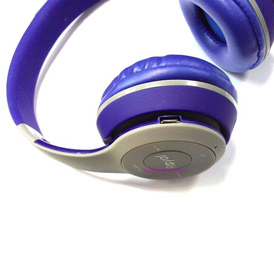 تصویر  هدفون رویال آبی مدل ROYAL wireless Headphone RH-812