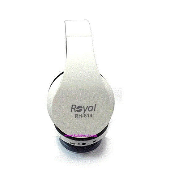 تصویر  هدفون حرفه ای رویال سفید مدل RH-814