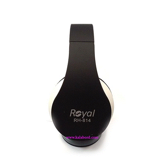 تصویر  هدفون حرفه ای رویال مشکی مدل RH-814