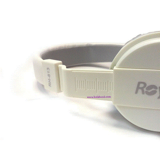 تصویر  هدفون رویال سفید مدل ROYAL wireless Headphone RH-813