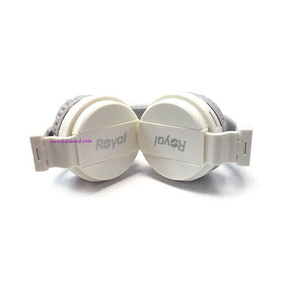 تصویر  هدفون رویال سفید مدل ROYAL wireless Headphone RH-813