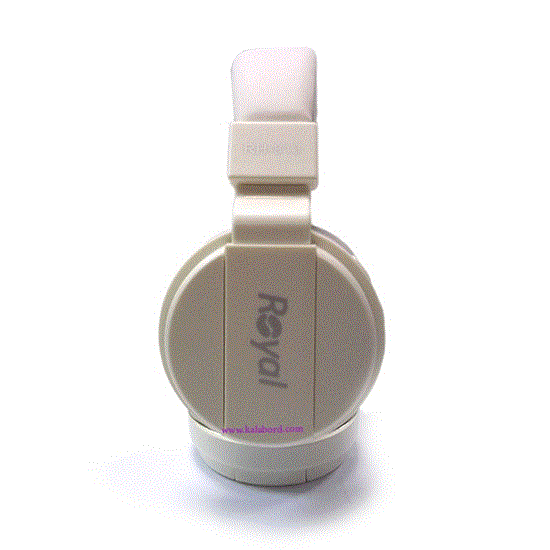 تصویر  هدفون رویال سفید مدل ROYAL wireless Headphone RH-813