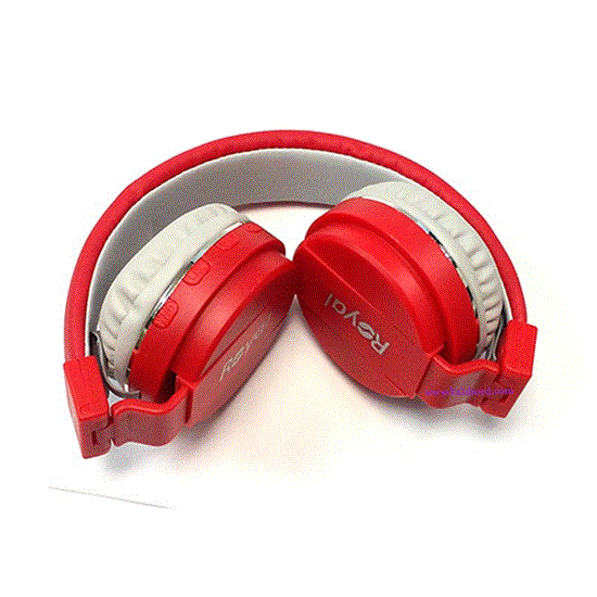 تصویر  هدفون رویال قرمز مدل ROYAL wireless Headphone RH-813