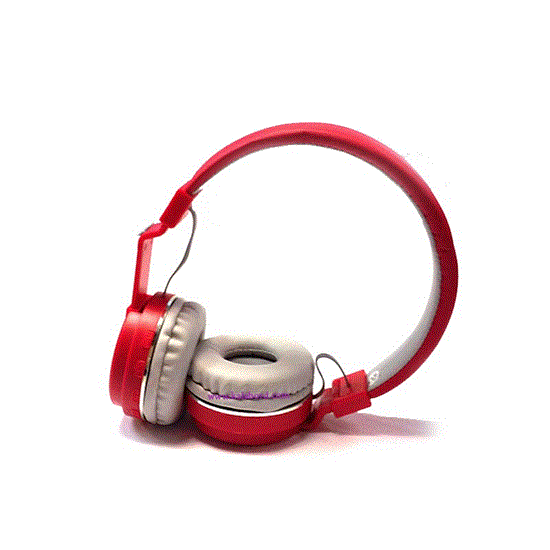 تصویر  هدفون رویال قرمز مدل ROYAL wireless Headphone RH-813