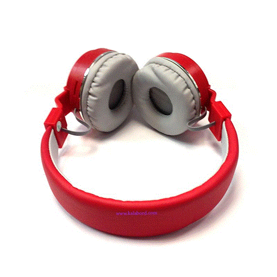 تصویر  هدفون رویال قرمز مدل ROYAL wireless Headphone RH-813