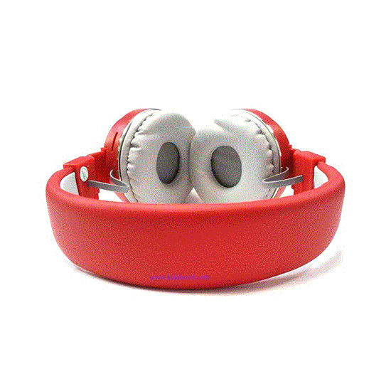 تصویر  هدفون رویال قرمز مدل ROYAL wireless Headphone RH-813