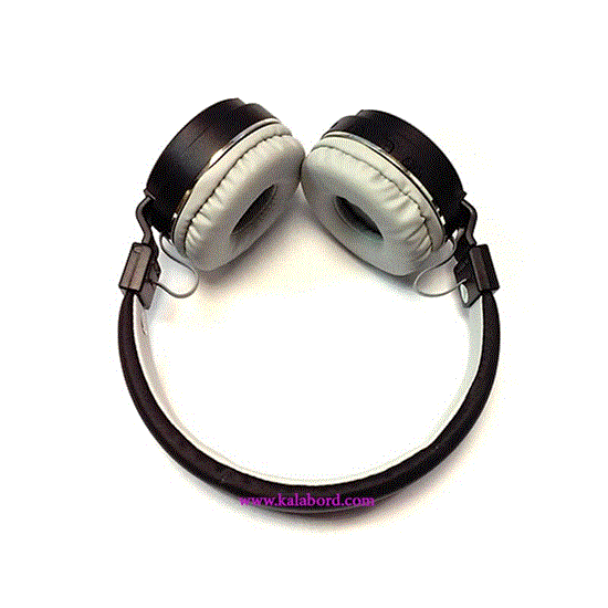 تصویر  هدفون رویال مشکی مدل ROYAL wireless Headphone RH-813