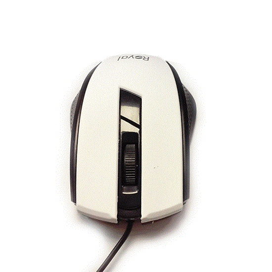 تصویر  موس حرفه ای رویال سفید مدل Royal mouse M132