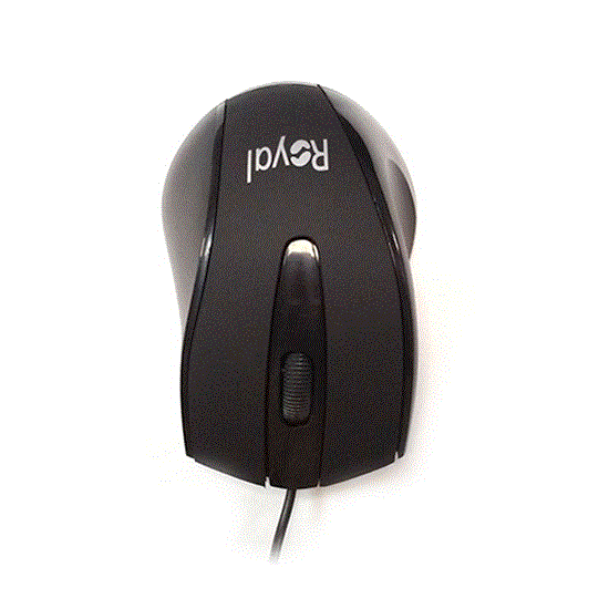 تصویر  موس حرفه ای رویال مشکی مدل Royal mouse M131