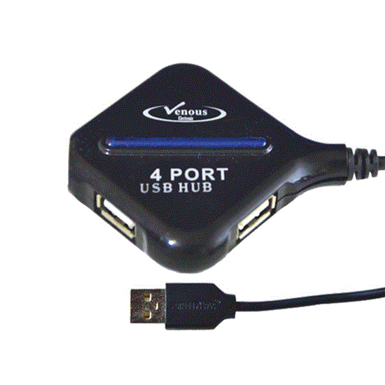 تصویر  هاب 4 پورت ونوس مدل VENOUS usb hub PVH185