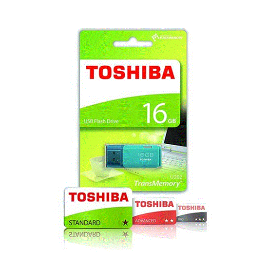 تصویر  فلش مموری توشیبا 16GB مدل U202
