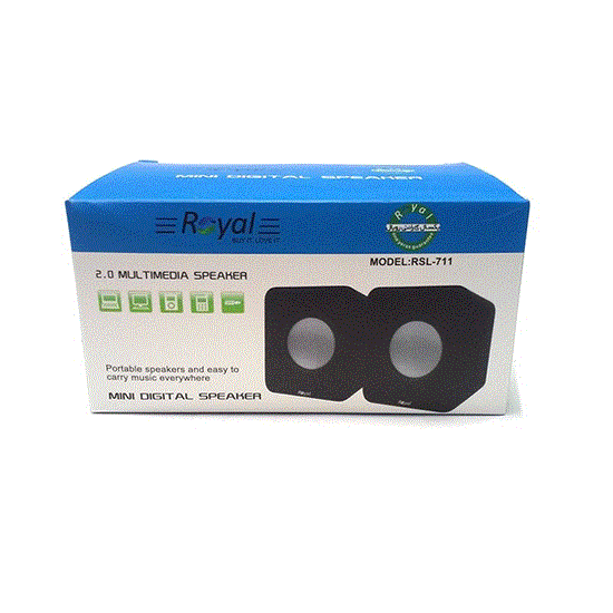 تصویر  اسپیکر لب تاپی با سیم رویال مدل RSL-713