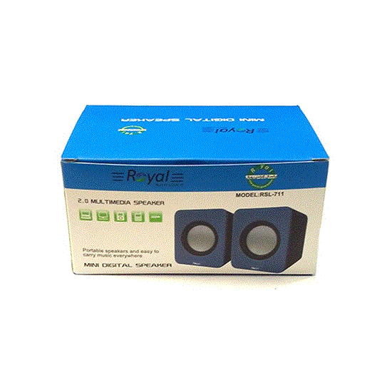تصویر  اسپیکر لب تاپی با سیم رویال مدل RSL-713