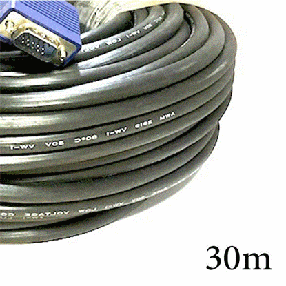 تصویر  کابل 4+3 vga رویال طول30M