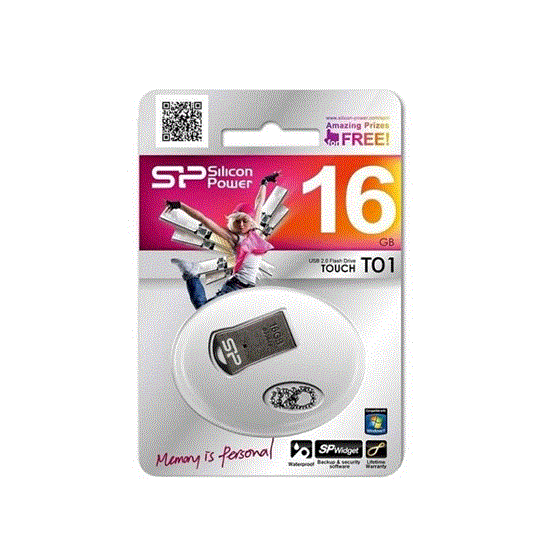 تصویر  فلش مموری سیلیکون پاور مدل T01ظرفیت 16GB