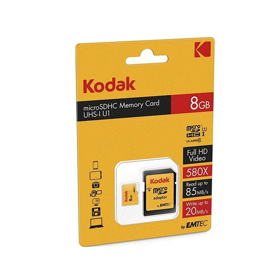 تصویر  کارت حافظه  Emtec Kodak 8GB