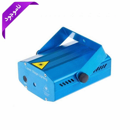 تصویر  رقص نور لیزر مینی طرح دار mini laser stage lighting