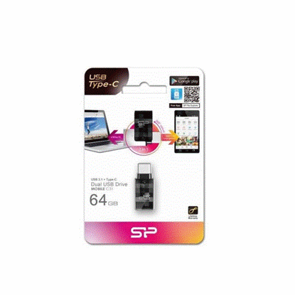 تصویر  فلش مموری سیلیکون پاوراوتی جی64GB  مدلC31